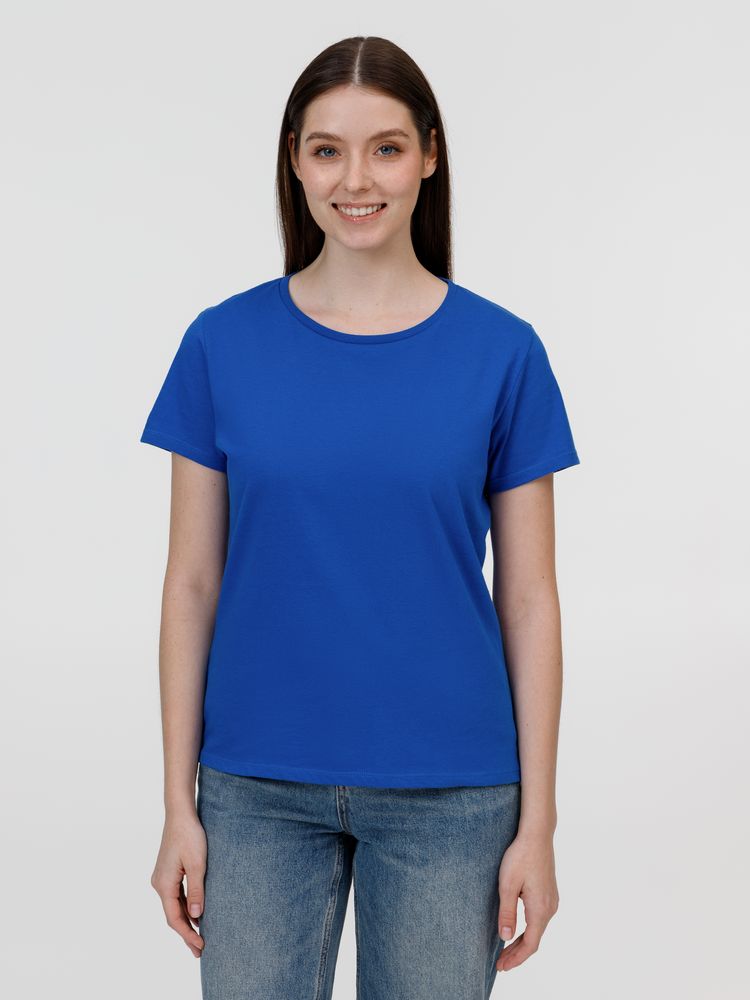 Футболка женская E190 ярко-синяя / Миниатюра модельного (1000)