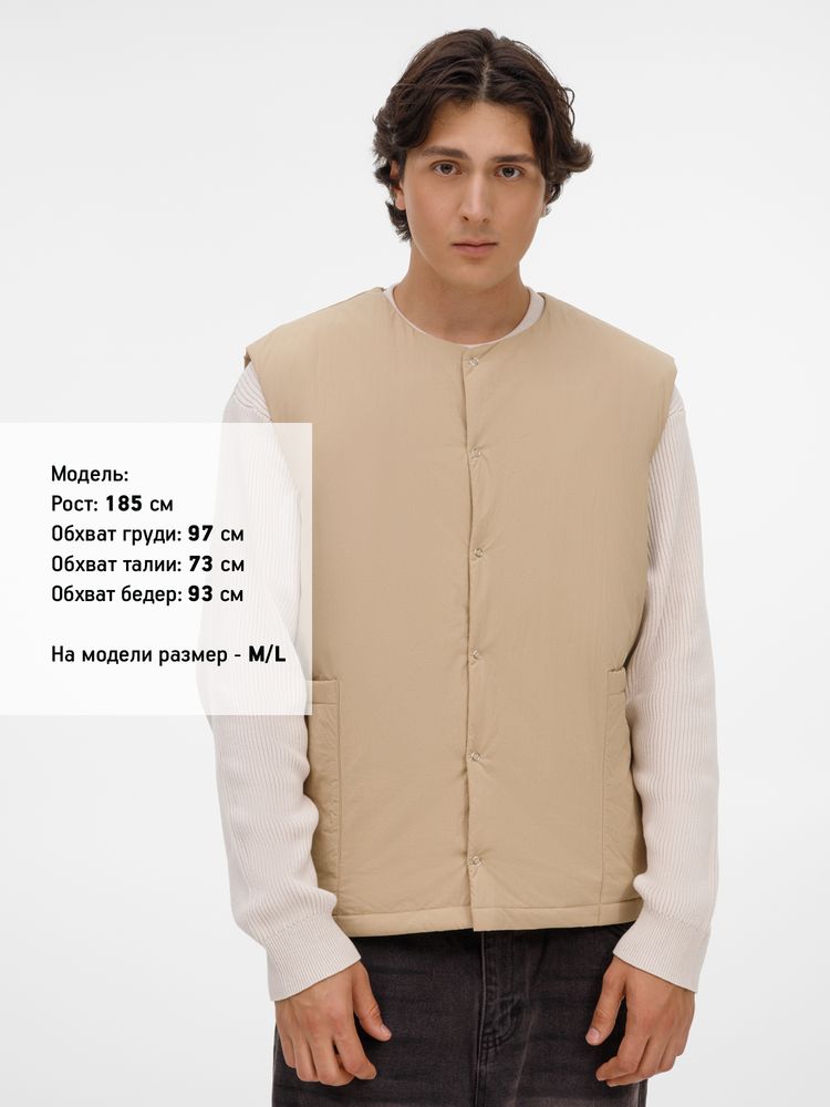 Жилет унисекс Veter, бежевый / Миниатюра модельного (1000)