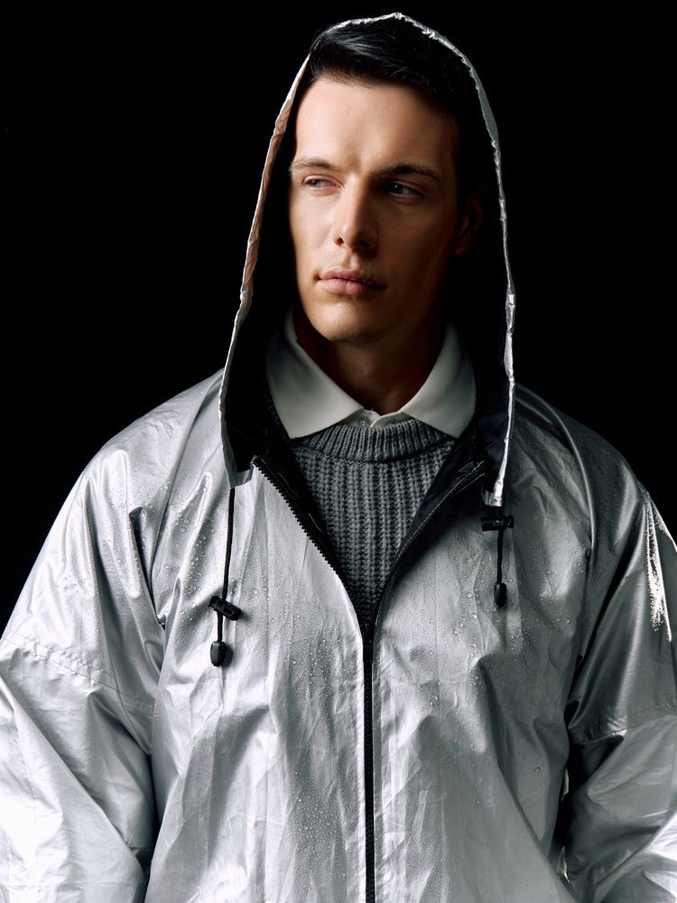 Дождевик Palladio Pockets, серебристый / Миниатюра имиджевого (1000)