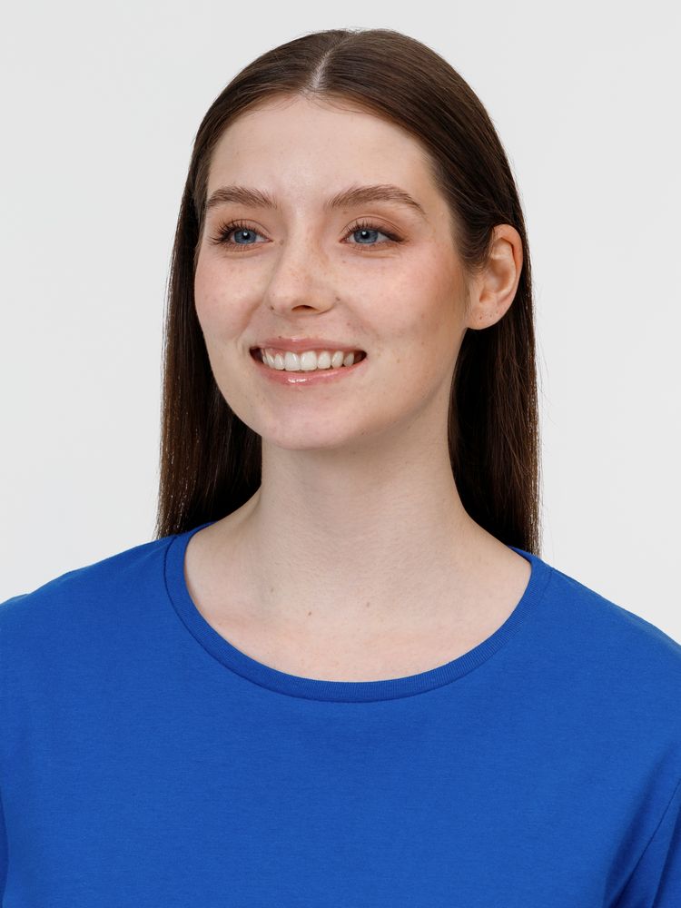 Футболка женская E190 ярко-синяя / Миниатюра модельного (1000)