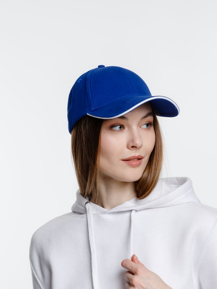 Бейсболка Spiker, ярко-синяя с белым / Миниатюра модельного (1000)