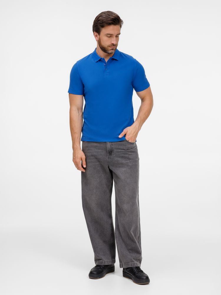 Рубашка поло унисекс Tervise, ярко-синяя / Миниатюра модельного (1000)