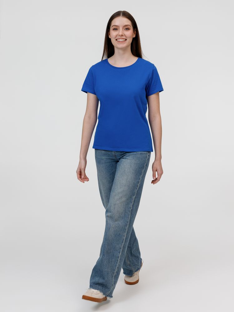 Футболка женская E190 ярко-синяя / Миниатюра модельного (1000)