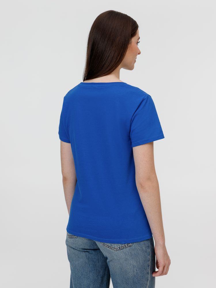 Футболка женская E190 ярко-синяя / Миниатюра модельного (1000)