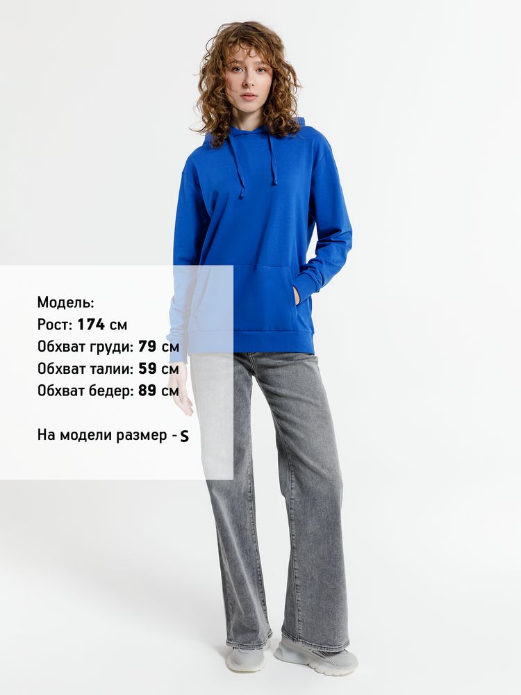 Худи унисекс Westray, синее / Миниатюра модельного (1000)