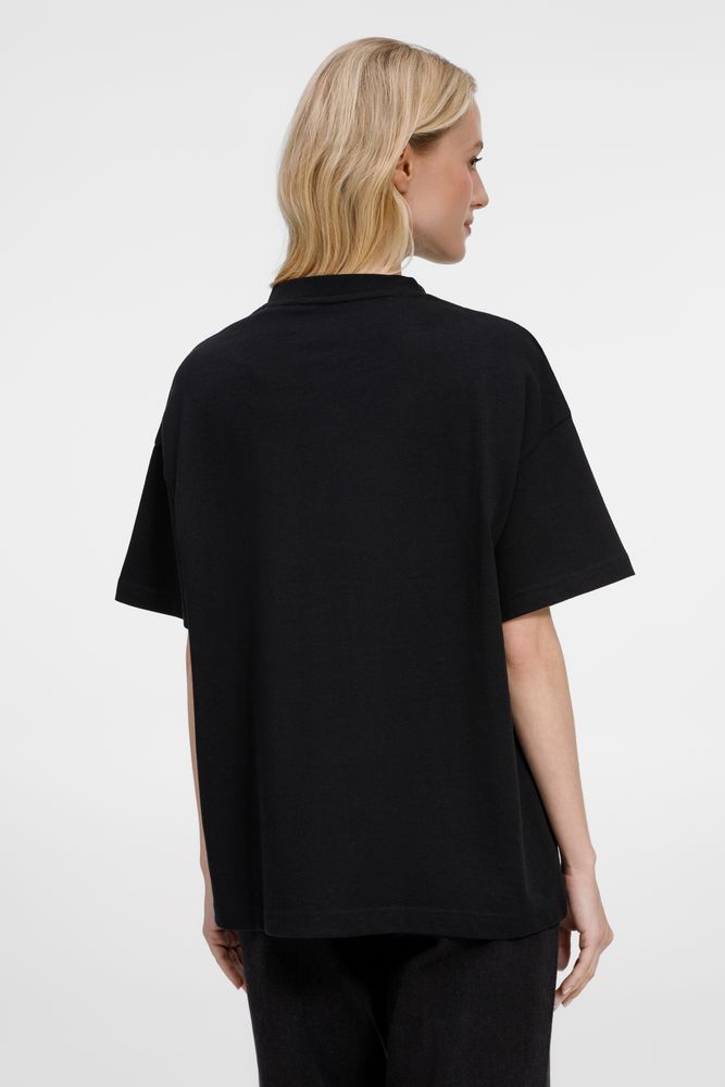 Футболка оверсайз унисекс Sinkopa, черная / Миниатюра модельного (1000)