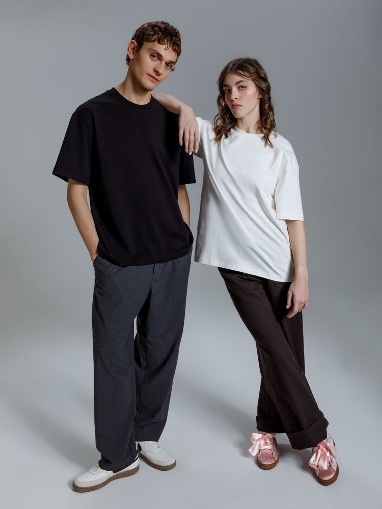 Футболка оверсайз Kangas, белая / Миниатюра модельного (1000)