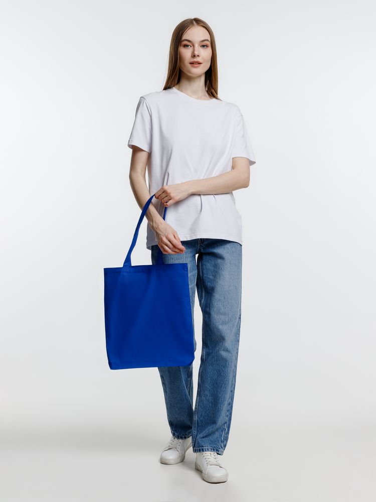 Холщовая сумка Strong 210, синяя / Миниатюра модельного (1000)