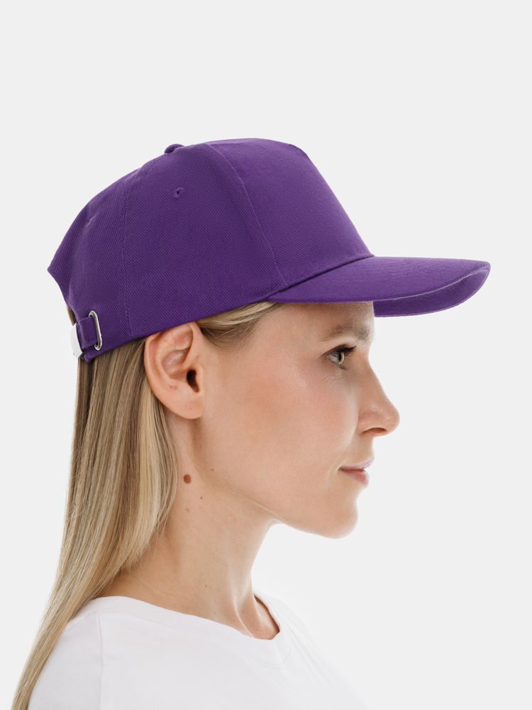 Бейсболка Long Beach, темно-фиолетовая / Миниатюра модельного (1000)