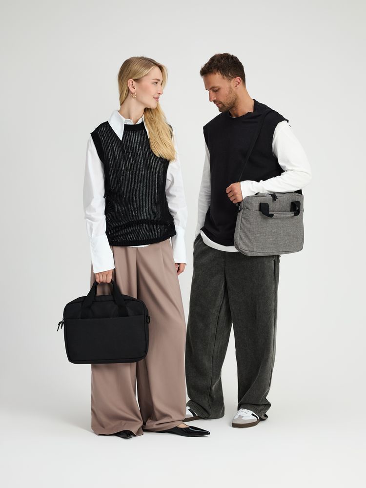 Сумка для ноутбука Delegate, серая / Миниатюра модельного (1000)