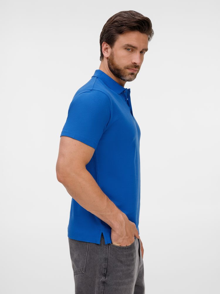 Рубашка поло унисекс Tervise, ярко-синяя / Миниатюра модельного (1000)