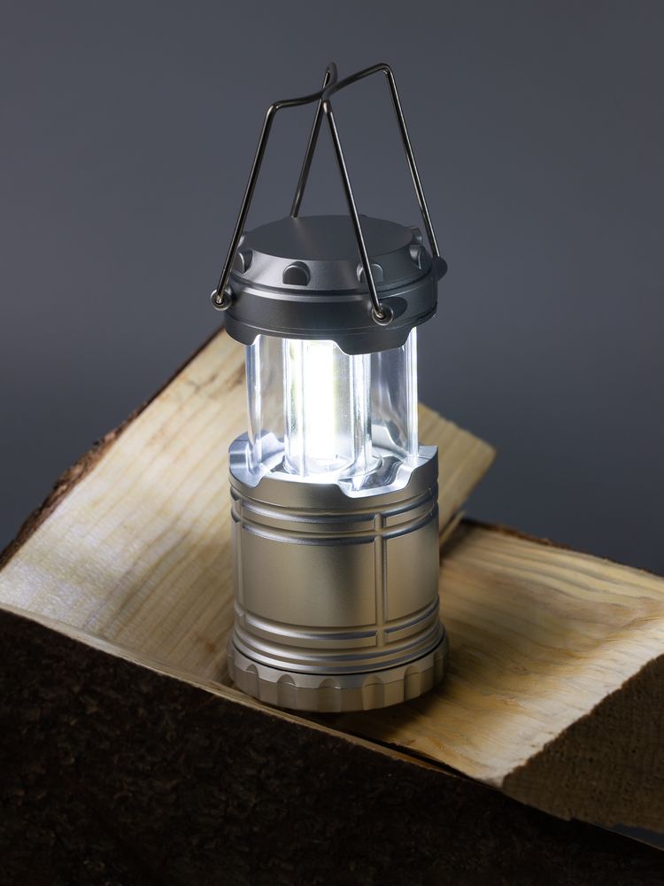 Кемпинговый фонарь Lindau, серебристый / Миниатюра имиджевого (1000)