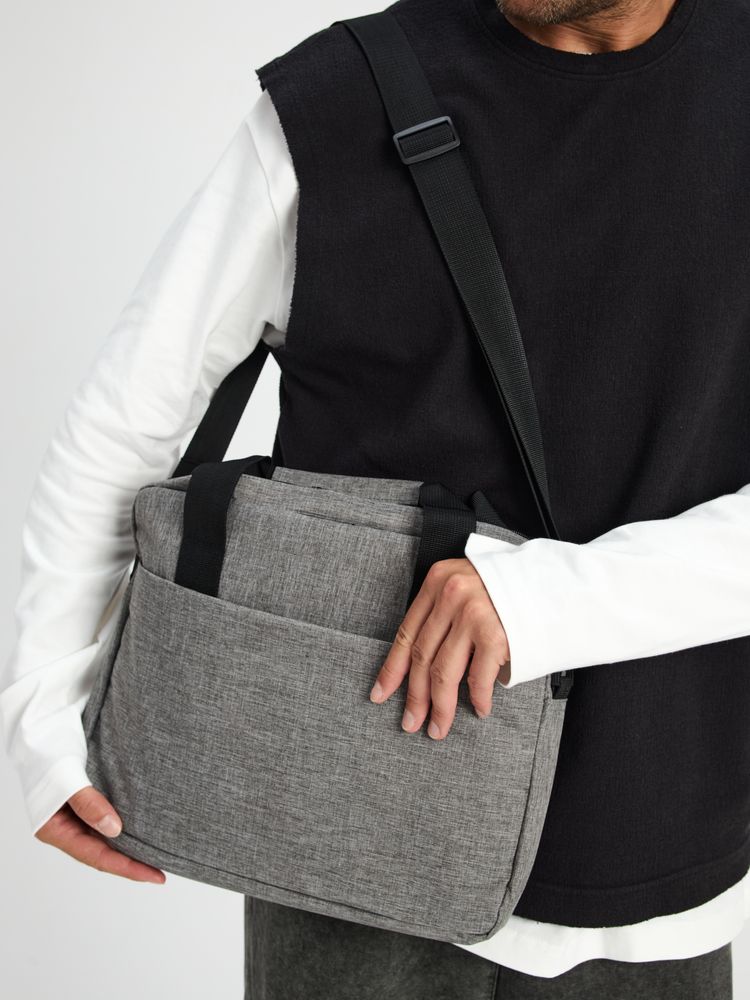 Сумка для ноутбука Delegate, серая / Миниатюра модельного (1000)