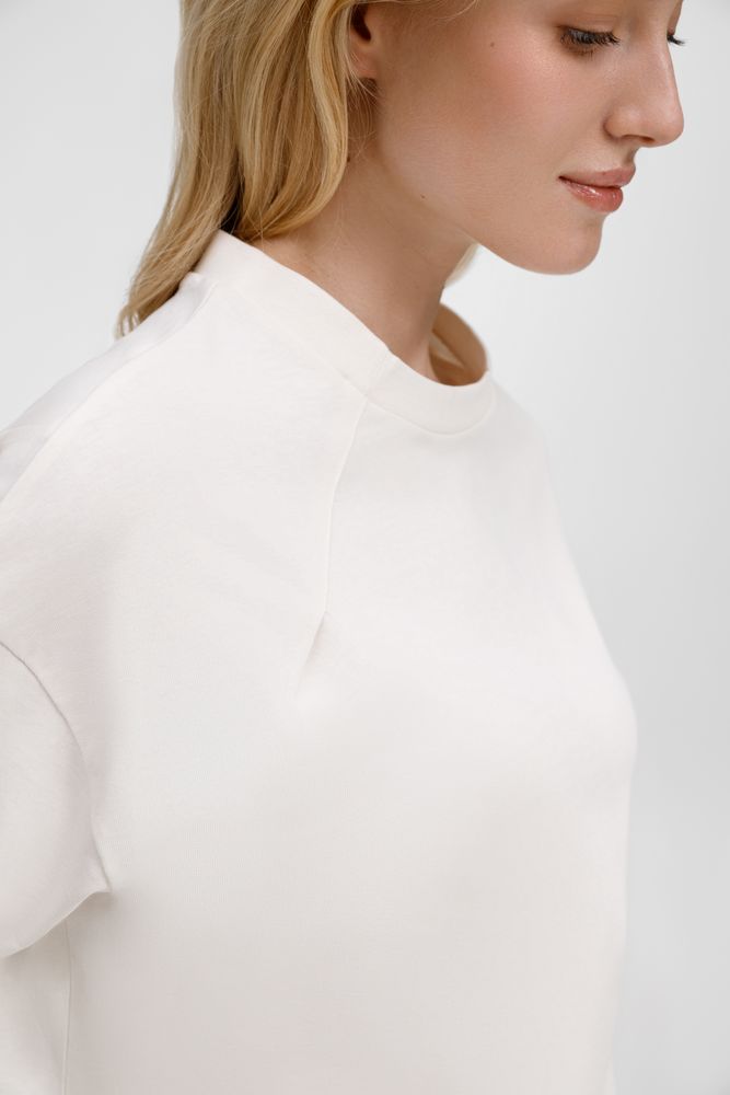 Футболка оверсайз унисекс Sinkopa, молочно-белая / Миниатюра модельного (1000)