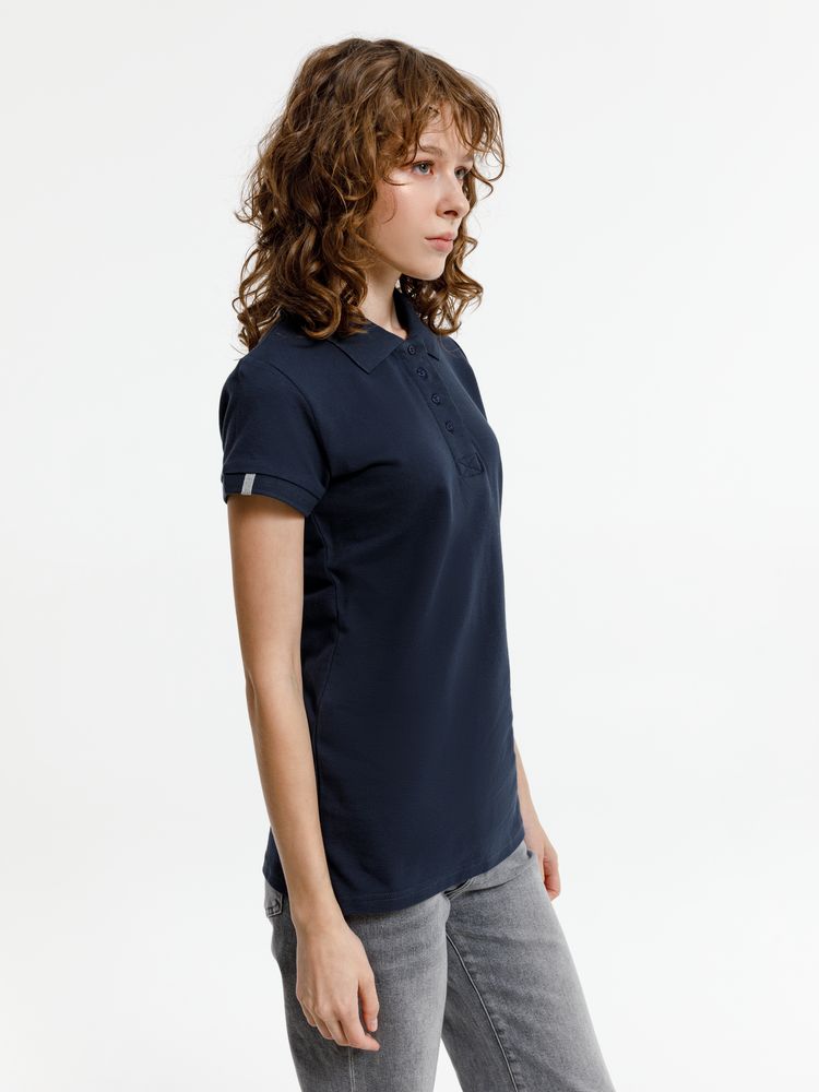 Рубашка поло женская Virma Premium Lady, темно-синяя / Миниатюра модельного (1000)