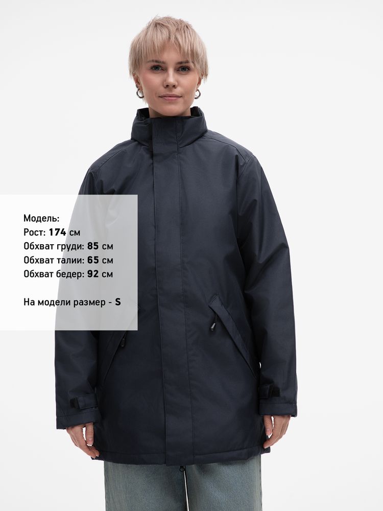 Куртка на стеганой подкладке Robyn, темно-синяя / Миниатюра модельного (1000)