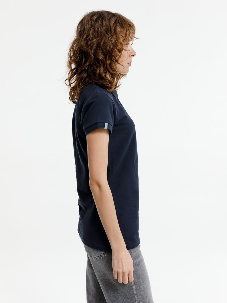 Рубашка поло женская Virma Premium Lady, темно-синяя / Миниатюра модельного (1000)