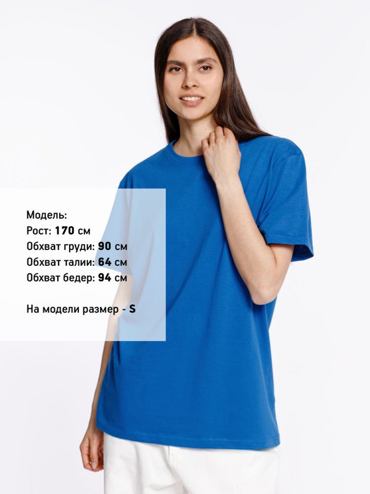 Футболка унисекс Streetwise, ярко-синяя / Миниатюра модельного (1000)