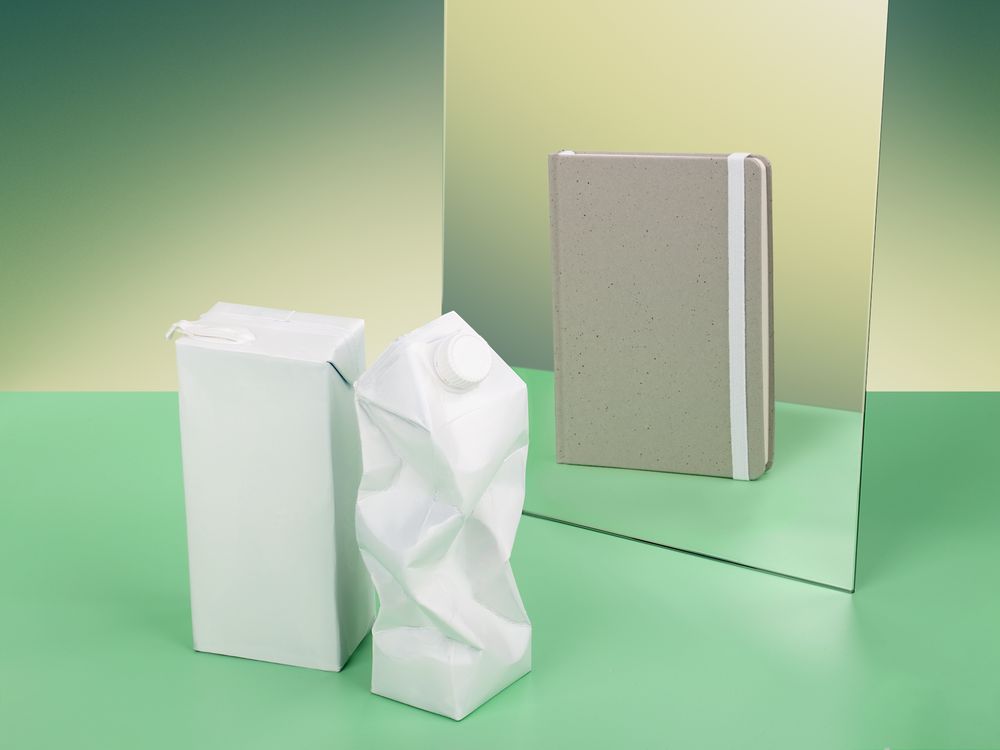 Блокнот Lactonica, серый / Миниатюра имиджевого (1000)