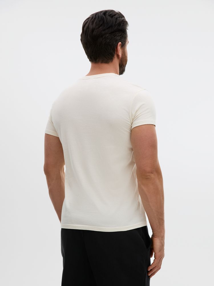 Футболка унисекс Regent 150, светло-бежевая / Миниатюра модельного (1000)