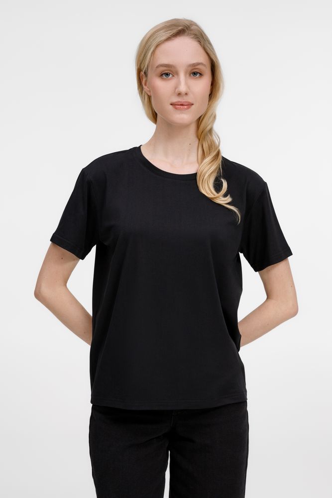 Футболка унисекс Senti, черная / Миниатюра модельного (1000)