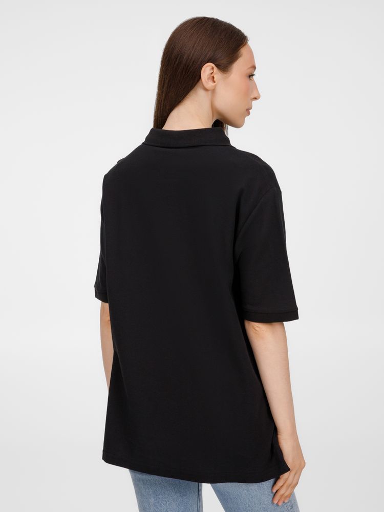 Рубашка поло унисекс Upswing, черная / Миниатюра модельного (1000)