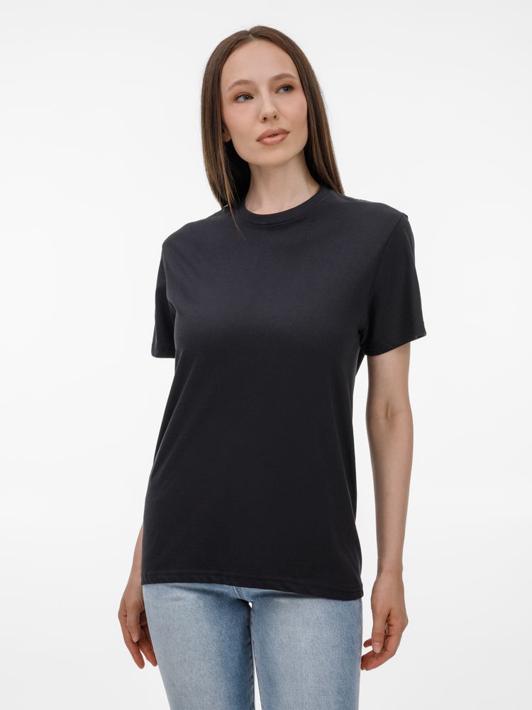 Футболка унисекс T-Bolka 180, черная / Миниатюра модельного (1000)