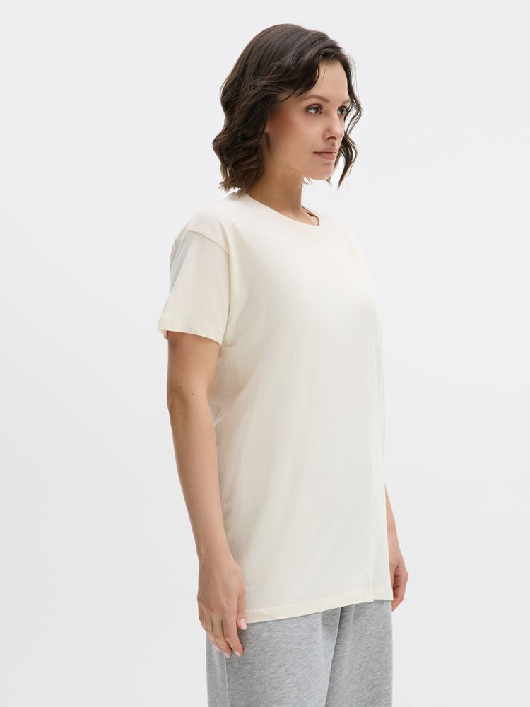 Футболка унисекс Regent 150, светло-бежевая / Миниатюра модельного (1000)