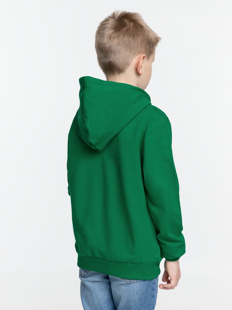 Толстовка с капюшоном детская Kirenga Kids, зеленая / Миниатюра модельного (1000)