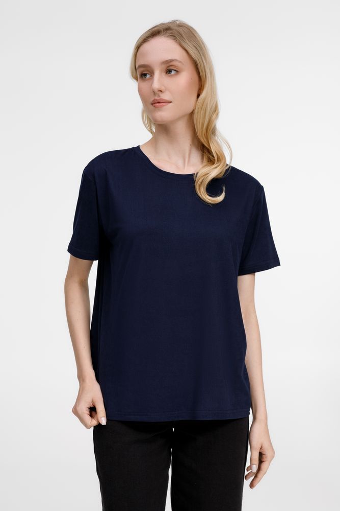 Футболка унисекс Senti, темно-синяя / Миниатюра модельного (1000)