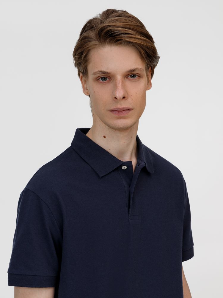 Рубашка поло унисекс Pacific, кобальт (темно-синяя) / Миниатюра модельного (1000)