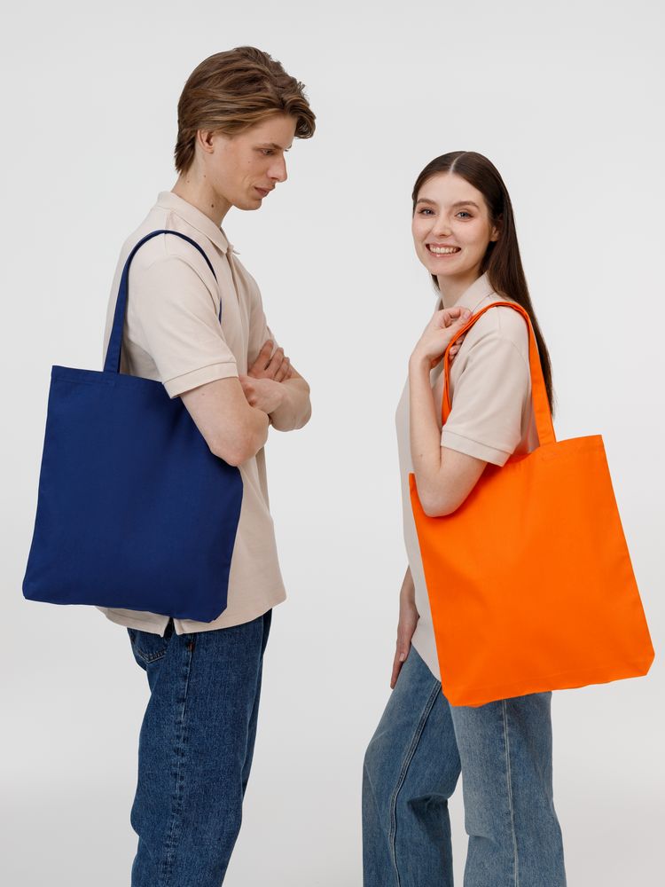 Холщовая сумка Strong 210, темно-синяя / Миниатюра модельного (1000)