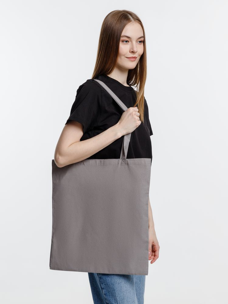 Холщовая сумка Optima 135, серая / Миниатюра модельного (1000)