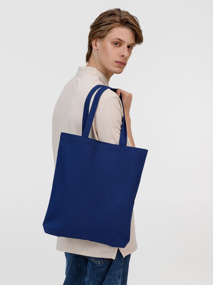 Холщовая сумка Strong 210, темно-синяя / Миниатюра модельного (1000)