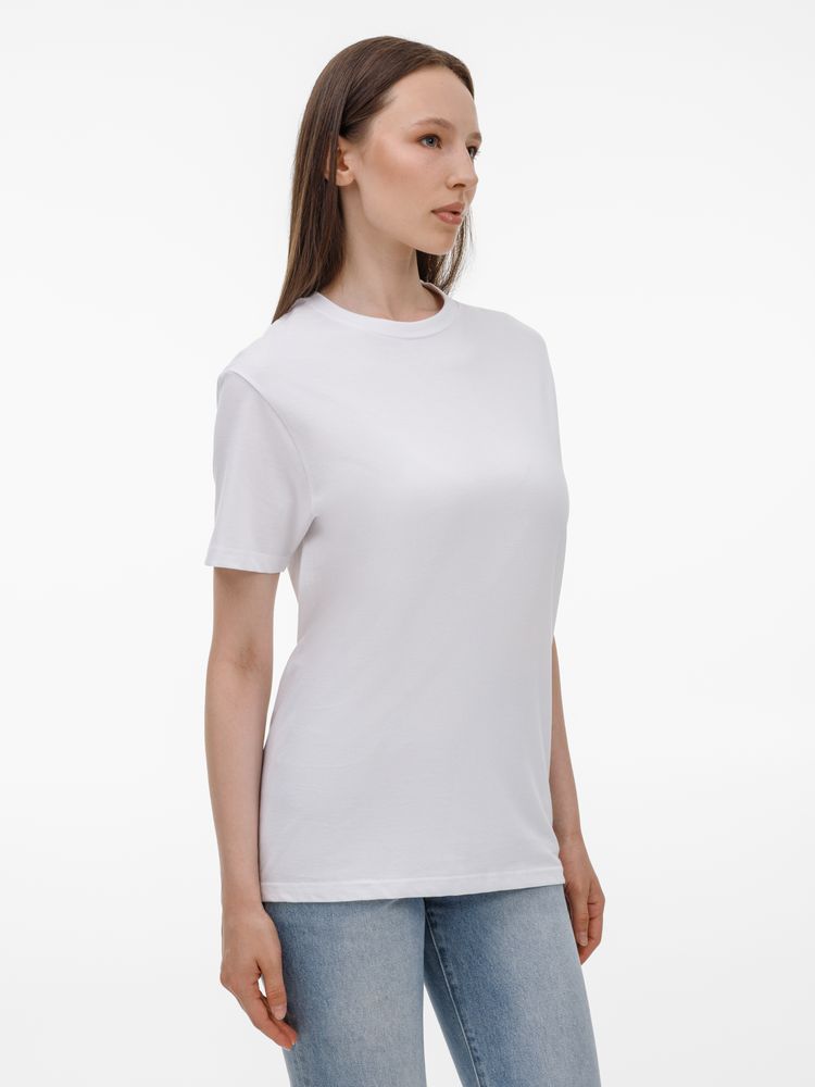 Футболка унисекс T-Bolka 180, белая / Миниатюра модельного (1000)