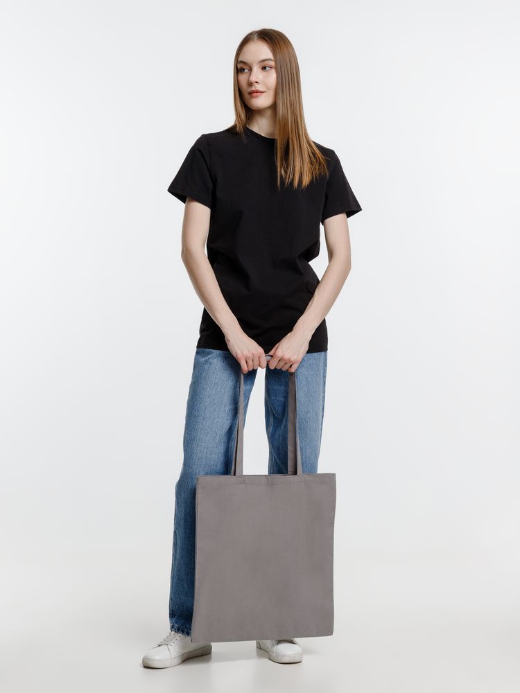 Холщовая сумка Optima 135, серая / Миниатюра модельного (1000)