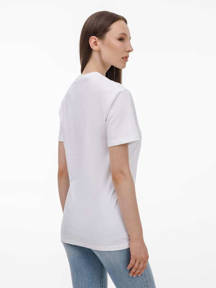 Футболка унисекс T-Bolka 180, белая / Миниатюра модельного (1000)