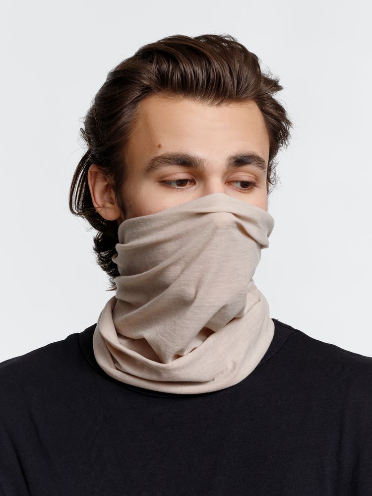 Многофункциональная бандана Dekko, бежевая / Миниатюра модельного (1000)