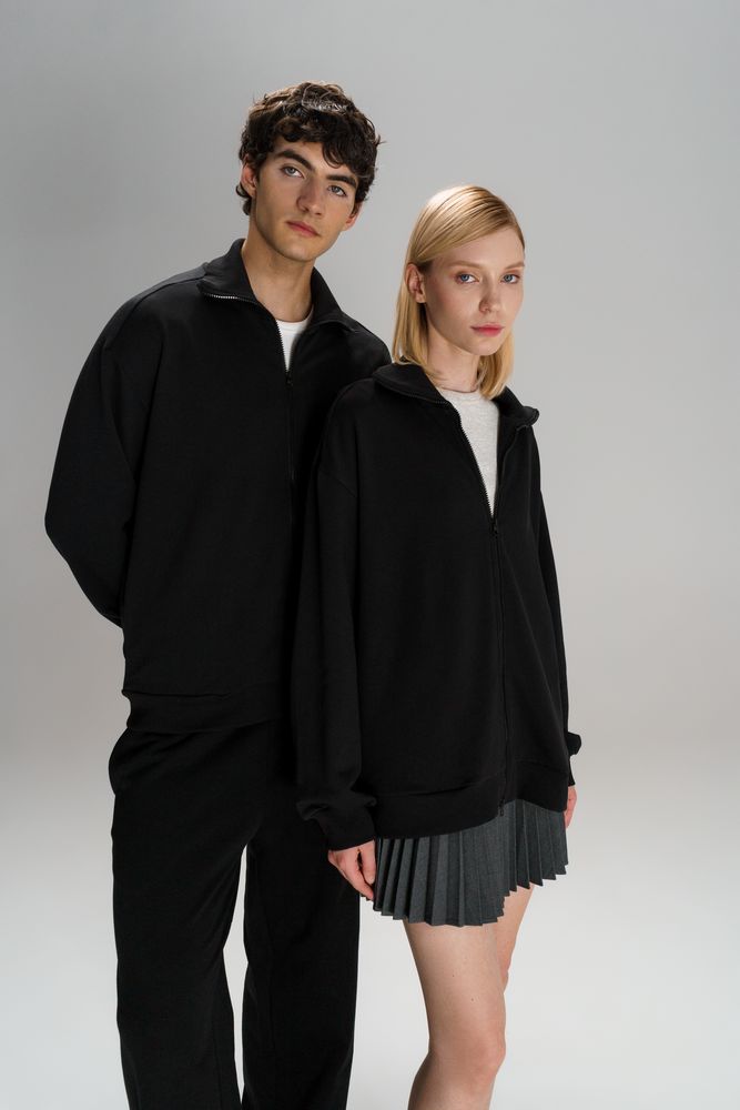 Толстовка унисекс Neofit, черная / Миниатюра модельного (1000)