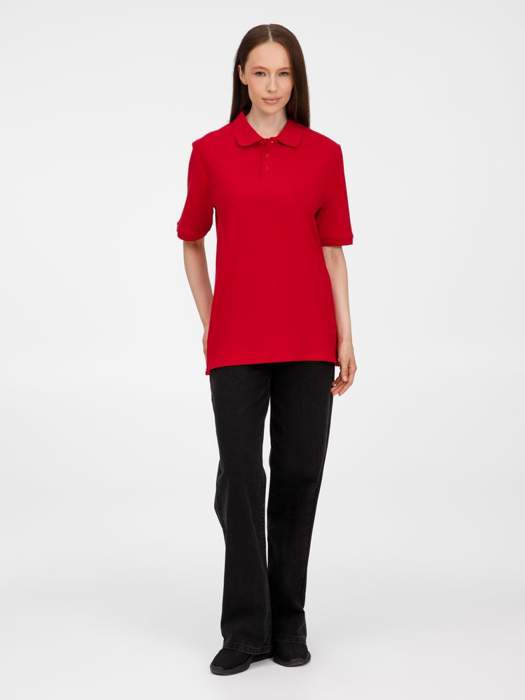 Рубашка поло унисекс Upswing, красная / Миниатюра модельного (1000)