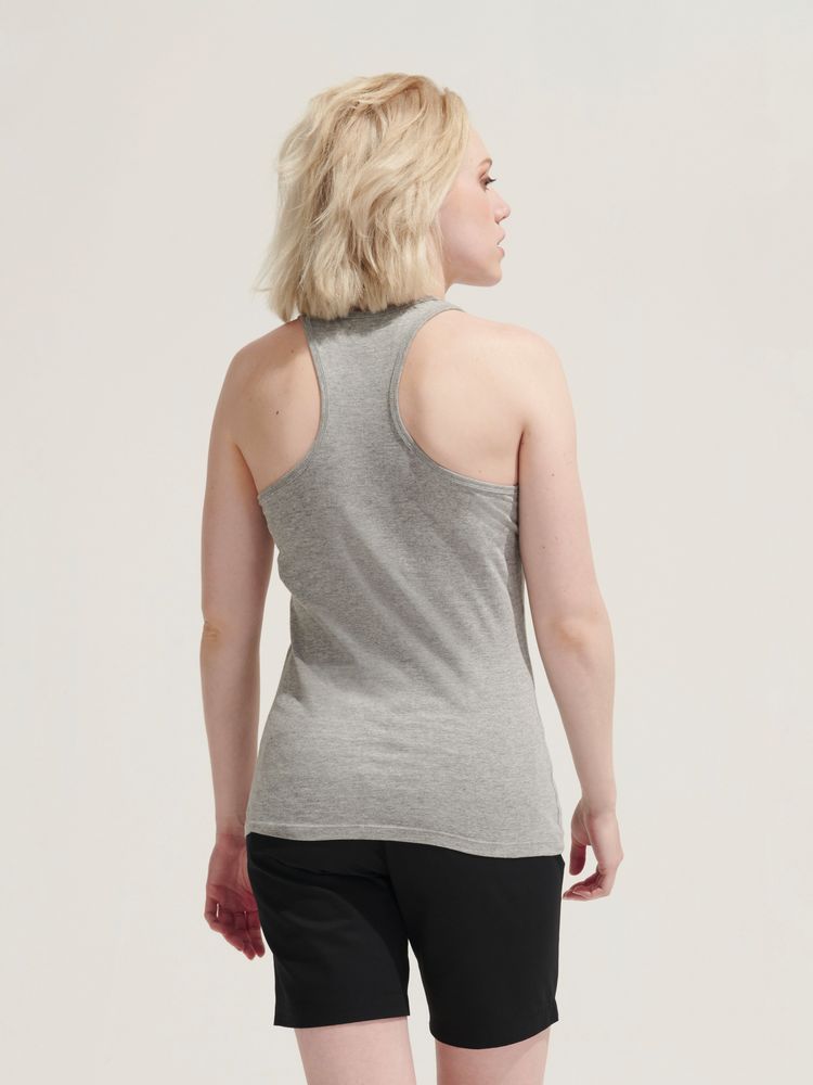 Майка женская Justin Women, черная / Миниатюра имиджевого (1000)