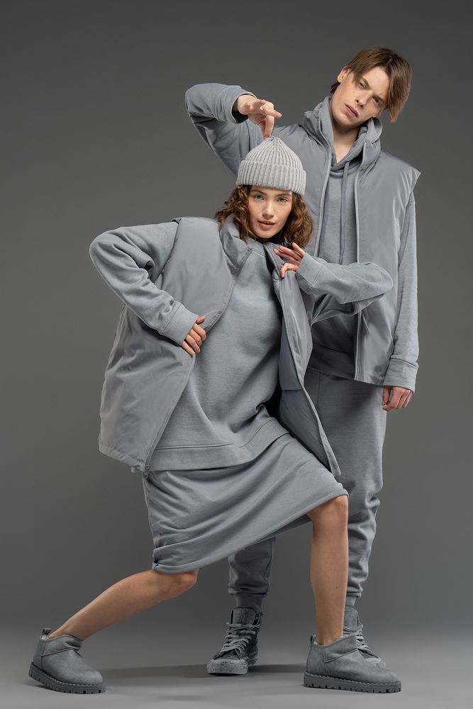 Жилет двусторонний V2, серый / Миниатюра имиджевого (1000)