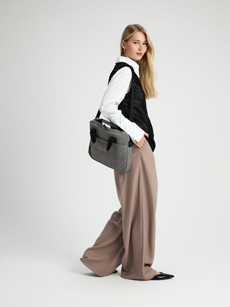 Сумка для ноутбука Delegate, серая / Миниатюра модельного (1000)