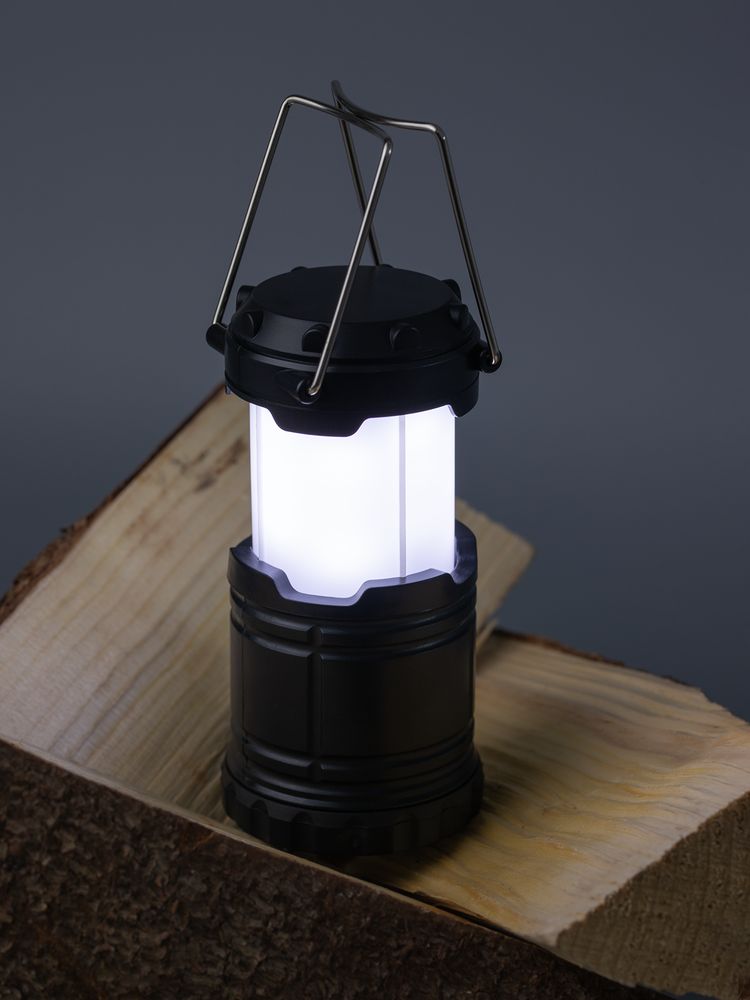 Кемпинговый фонарь с имитацией пламени Lindau Flame, черный / Миниатюра имиджевого (1000)