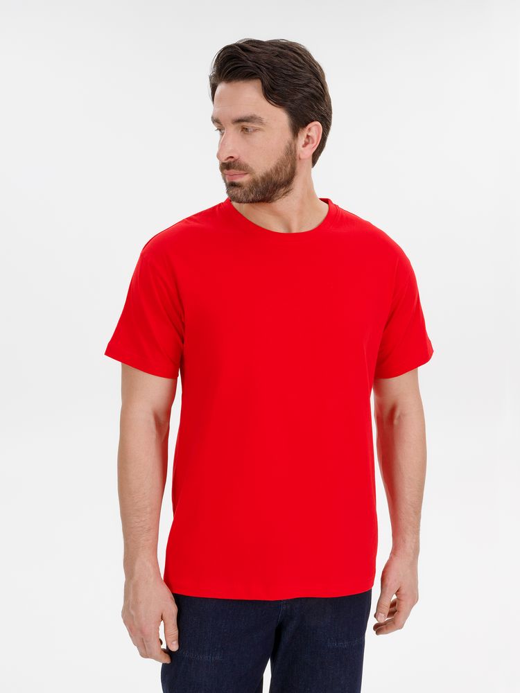 Футболка унисекс T-Bolka 180, красная / Миниатюра модельного (1000)