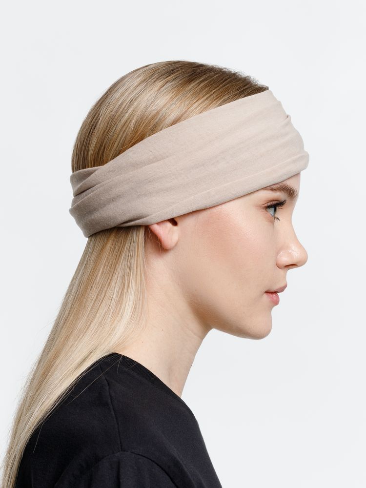 Многофункциональная бандана Dekko, бежевая / Миниатюра модельного (1000)