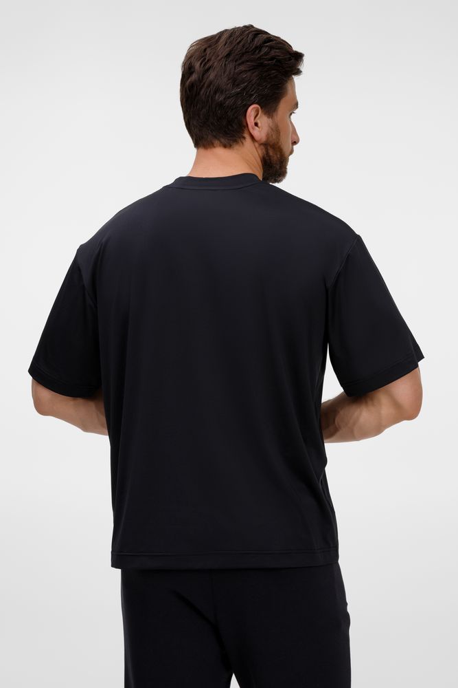 Футболка из бифлекса Morfiss, черная / Миниатюра модельного (1000)