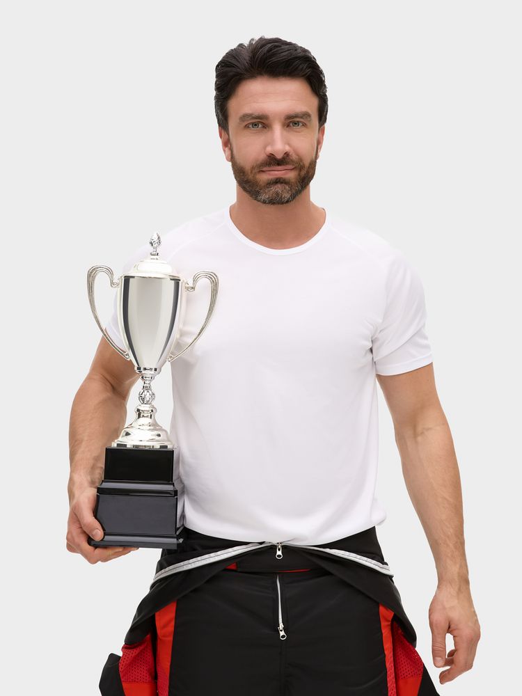 Кубок Grandee, серебристый / Миниатюра модельного (1000)