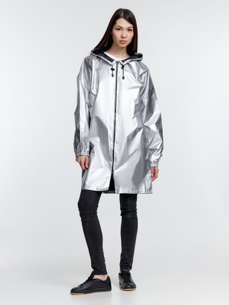 Дождевик Palladio Pockets, серебристый / Миниатюра модельного (1000)