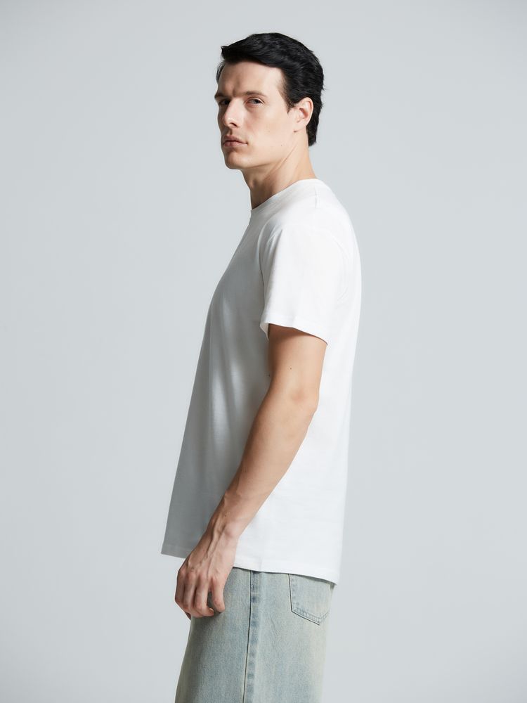 Футболка унисекс T-Bolka 160, белая (белоснежная) / Миниатюра модельного (1000)